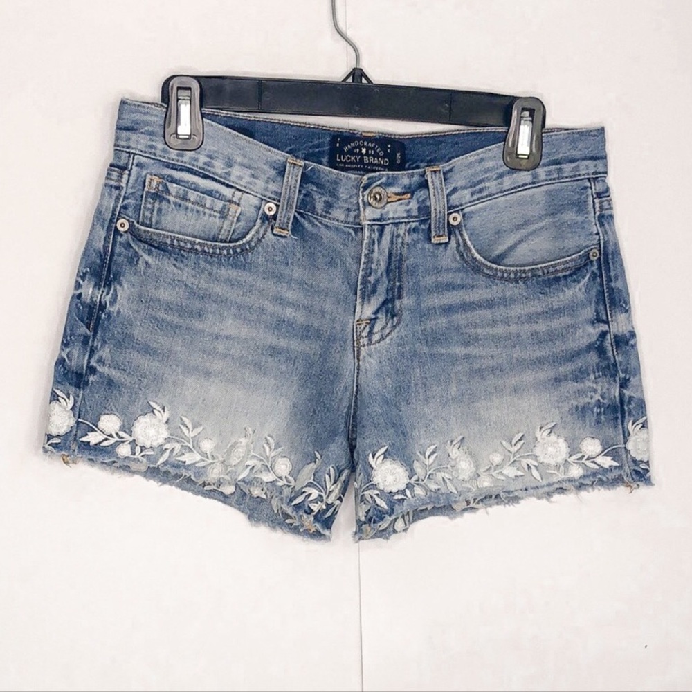Lucky Brand The Cut Off Denim Shorts